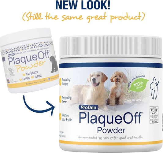 Proden Plaqueoff Powder – Supports Normal, Healthy Teeth, Gums, And Breath Odor In Pets – 420 G
