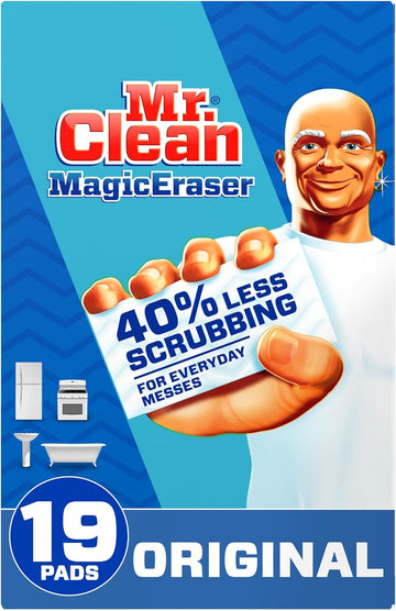 Mr. Clean Original Magic Eraser Cleaning Pads With Durafoam, 19 Count