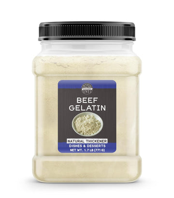 Birch & Meadow Beef Gelatin, Desserts & Dishes, Versatile, Thickening Agent (1.7 Pound)