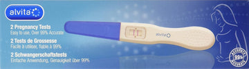 Alvita Mid Stream Pregnancy Test Kit 2 Tests
