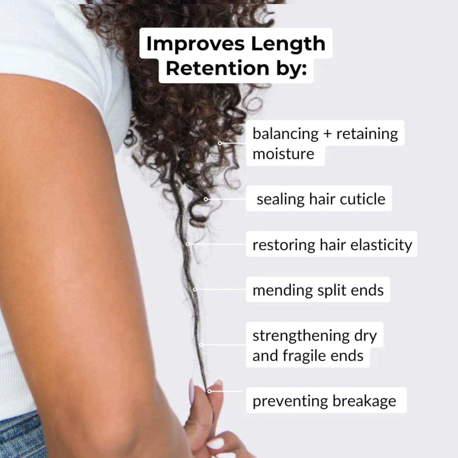 LUS (Love Ur Self) Split End Mender Restorative Leave-In Treatment for Reducing Breakage, Fortifying & Sealing Split Ends 1.7 fl oz. : Beauty & Personal Care