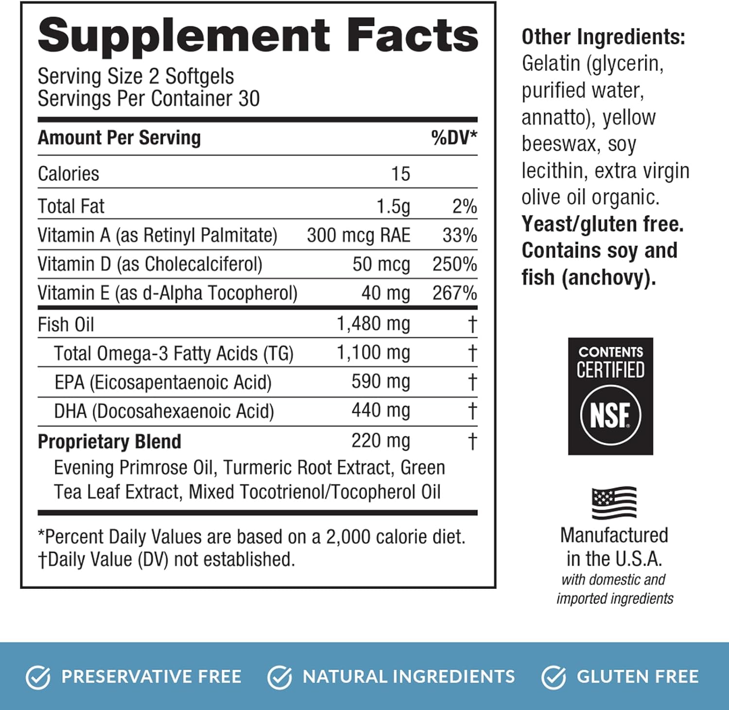 Eyepromise Ez Tears Eye Vitamin – Occasional Eye Irritation Supplement - Omega-3S And 8 Other Soothing Ingredients - For Irritation, Dryness, Itching, Redness : Health & Household