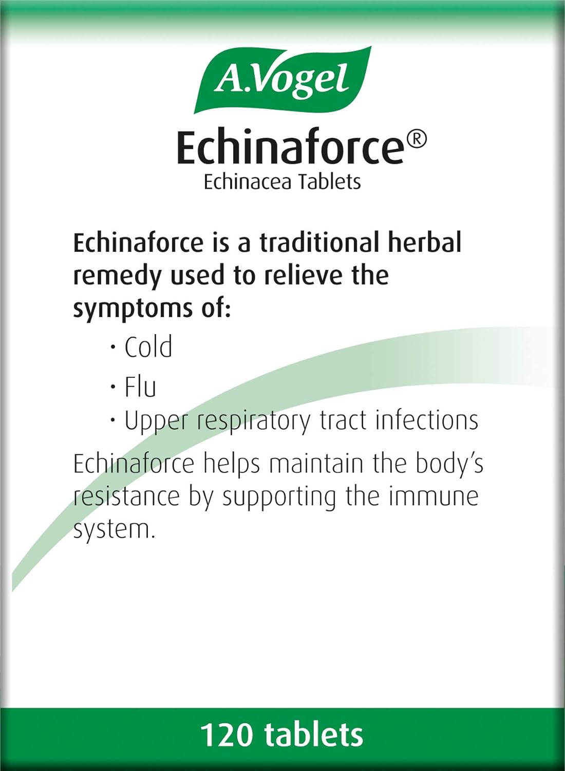 A.Vogel Echinaforce Echinacea Tablets - 120 Tabs : Health & Household