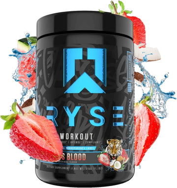 Ryse Project Blackout Pre Workout | Pump, Energy, and Strength| with C