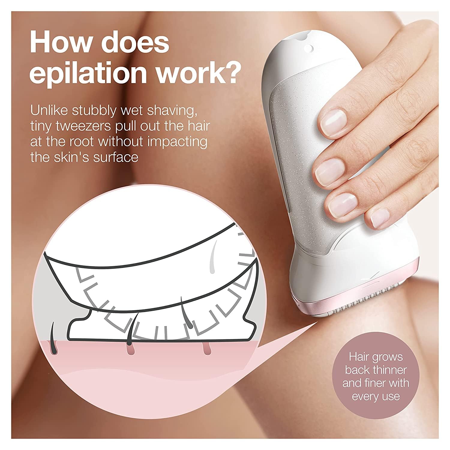 Braun Epilator Silk-épil 9 9-985, Facial Hair Removal for Women, Hair Removal Device, Shaver, Cordless, Rechargeable, Wet & Dry, Facial Cleansing Brush : Beauty & Personal Care