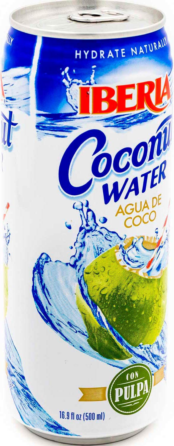 Iberia Coconut Water with Pulp 16.9 fl oz (Pack of 24) : Everything Else