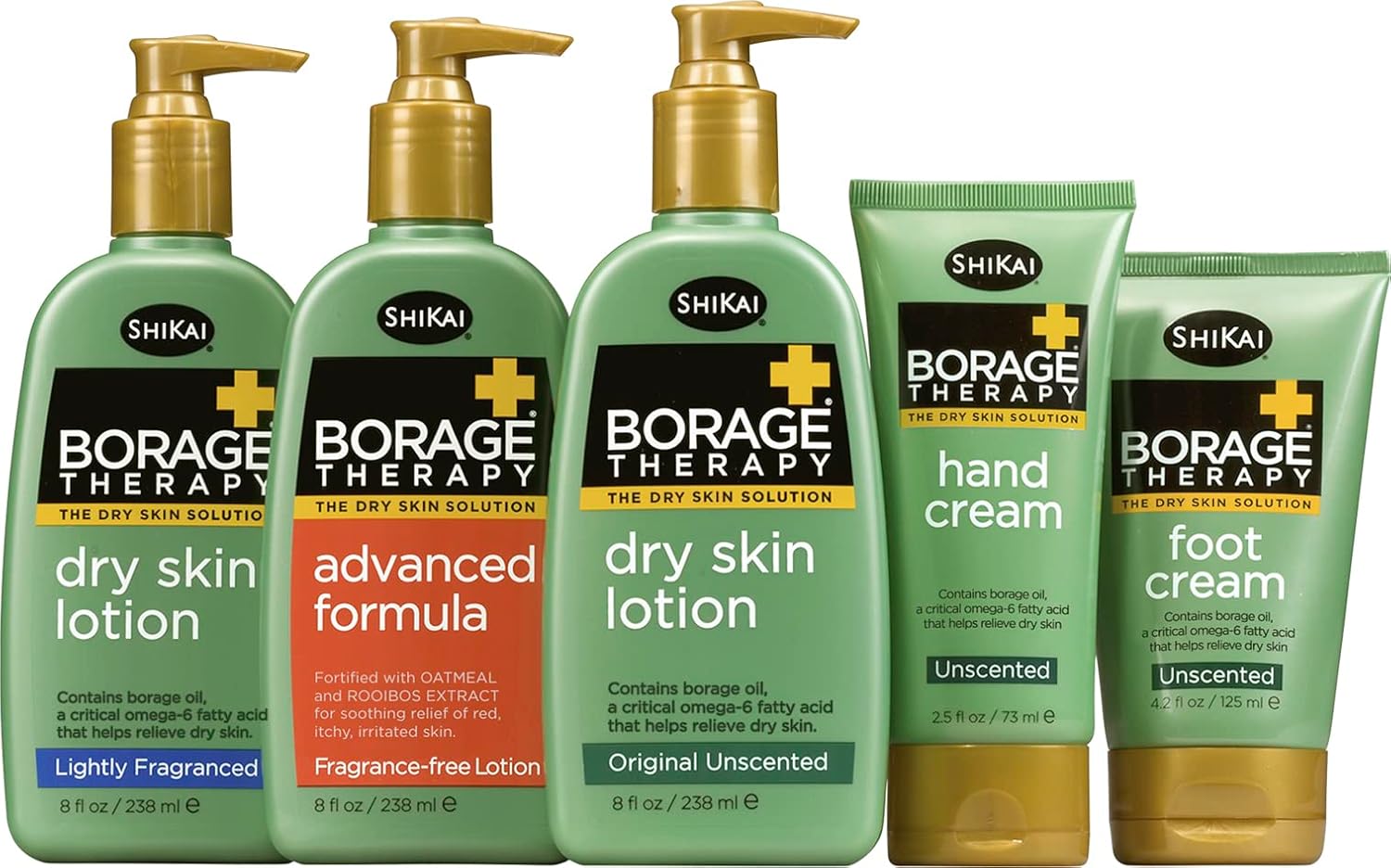 ShiKai Borage Therapy Body Moisturizer Advanced Formula (8 oz) | Fragrance Free | Hydrating Lotion for Dry Hands & Body | With Oatmeal & Shea : Bath Products : Beauty & Personal Care