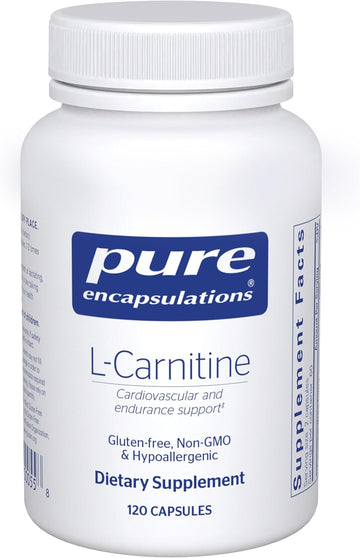 Pure Encapsulations L-Carnitine | Hypoallergenic Supplement For Cardiovascular And Endurance Support | 120 Capsules