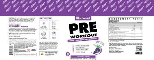 BlueBonnet Nutrition Extreme Edge Pre workout, Increases Nitric Oxide
