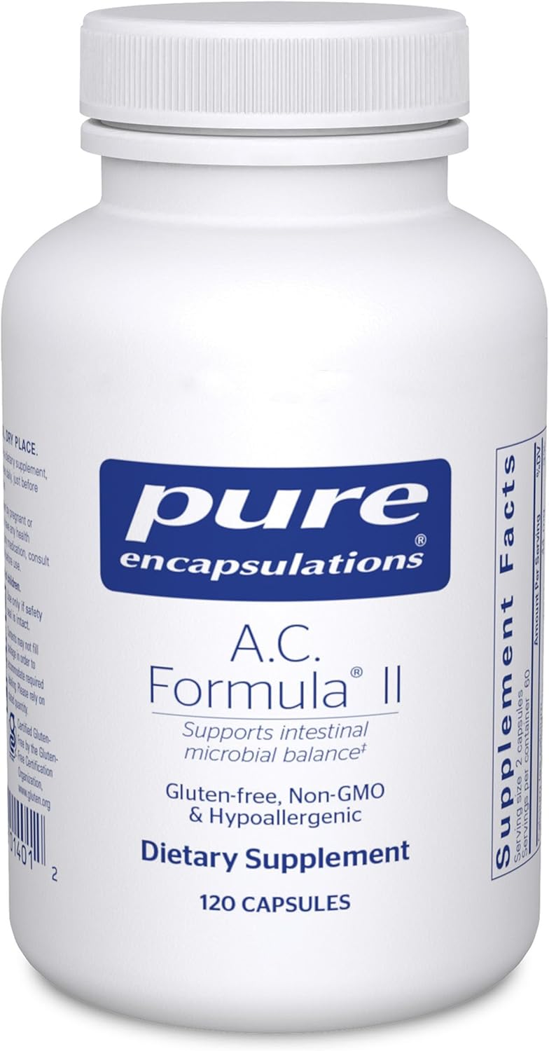 Pure Encapsulations A.C. Formula Ii | Hypoallergenic Dietary Supplement To Promote Healthy Balance | 120 Capsules