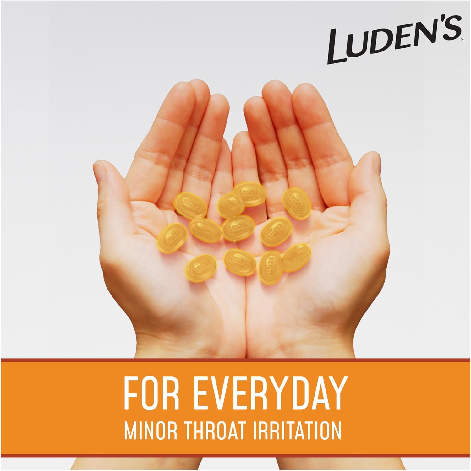 Luden's Deliciously Soothing Throat Drops, Wild Honey Flavor, 30 Count