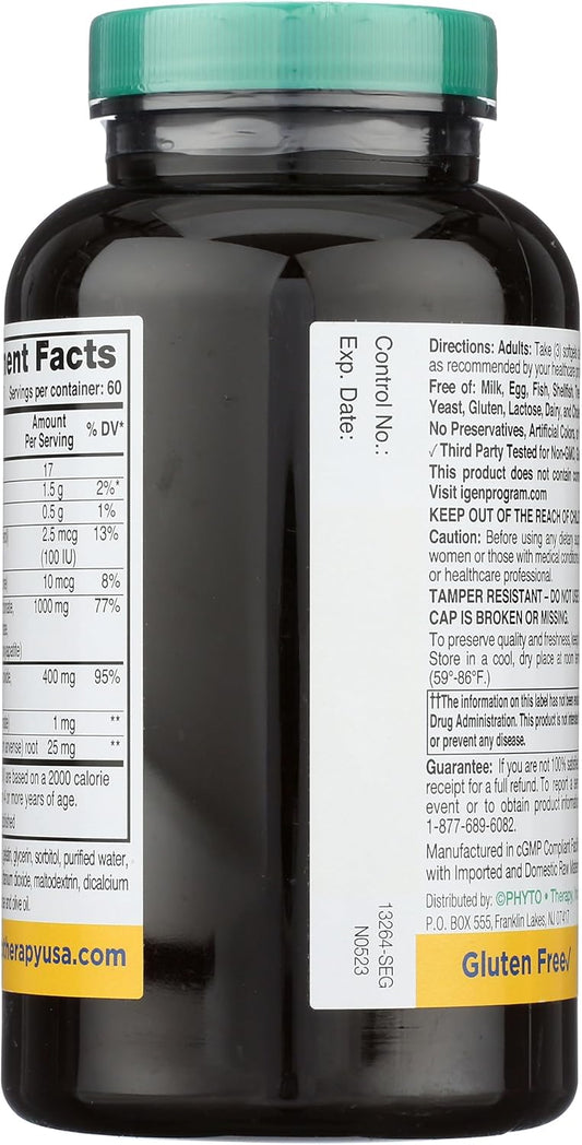 Liquid Calcium With Magnesium Softgels, 1000 Mg, 180 Count