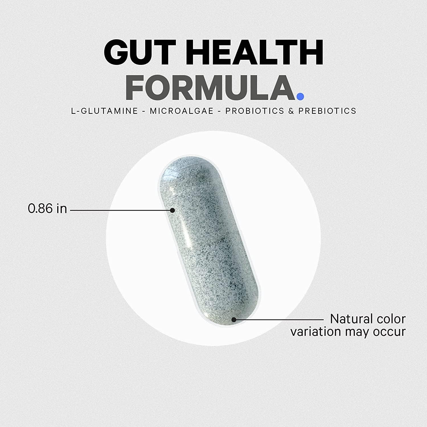 Codeage Gut Health Supplements Vegan Formula - L Glutamine, Zinc, Turkey Tail Mushroom Powder, Tonic Mushroom, Maitake, Micro Algae, Mineral, Licorice Root DGL - Probiotics, Prebiotics - 180 Capsules : Health & Household