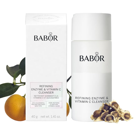 Babor Soothing Rose Toner & Refining Enzyme Vitamin C Cleanser Bundle