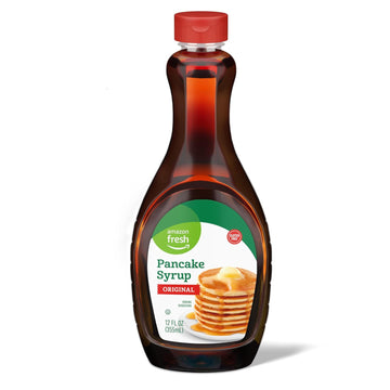 Amazon Fresh, Original Pancake Syrup, 12 Fl oz (Previously Happy Belly, Packaging May Vary)