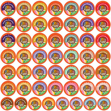 Crazy Cups Flavored Decaf Coffee Pods, Decaf Variety Pack, Assorted Decaffeinated Coffee For Keurig Machines, For Hot Or Iced Coffee, Single Serve Coffee In Recyclable Pods, 50 Count