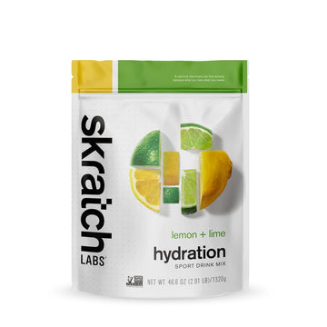 Skratch Labs Hydration Powder | Sport Drink Mix | Electrolytes Powder For Exercise, Endurance, And Performance | Lemon + Lime | 60 Servings | Non-Gmo, Vegan, Kosher