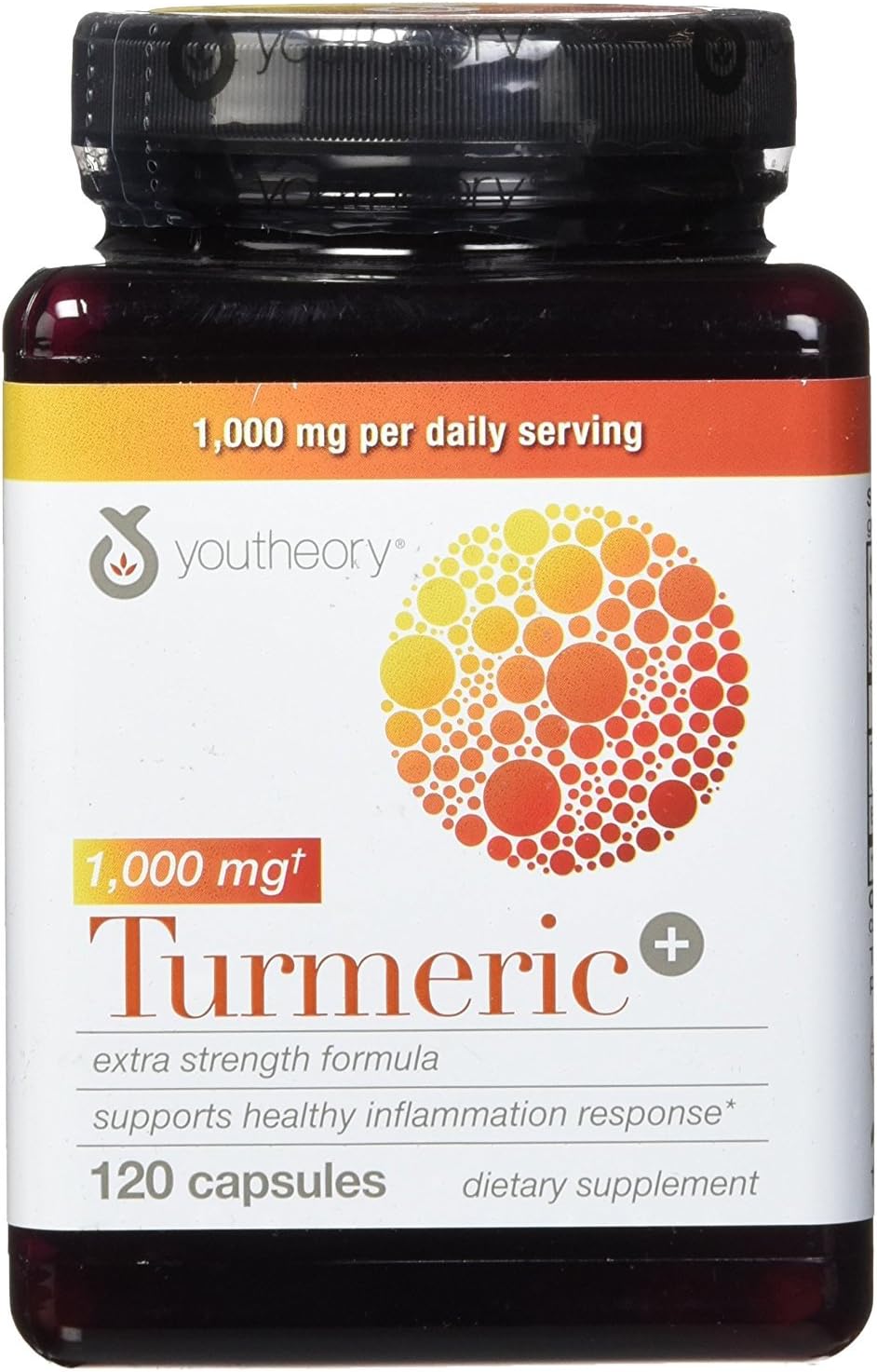 Youtheory Turmeric Extra Strength Formula Capsules 1,000 mg per Daily