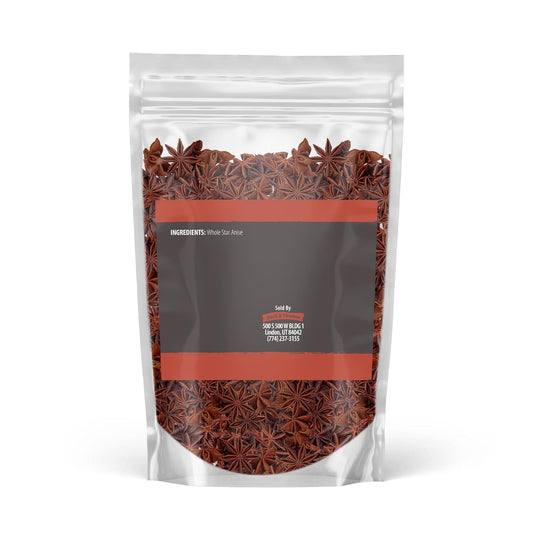 Birch & Meadow Whole Star Anise, 1 lb, Whole Pods, Teas & Baking