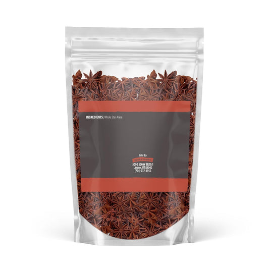 Birch & Meadow Whole Star Anise, 1 Lb, Whole Pods, Teas & Baking