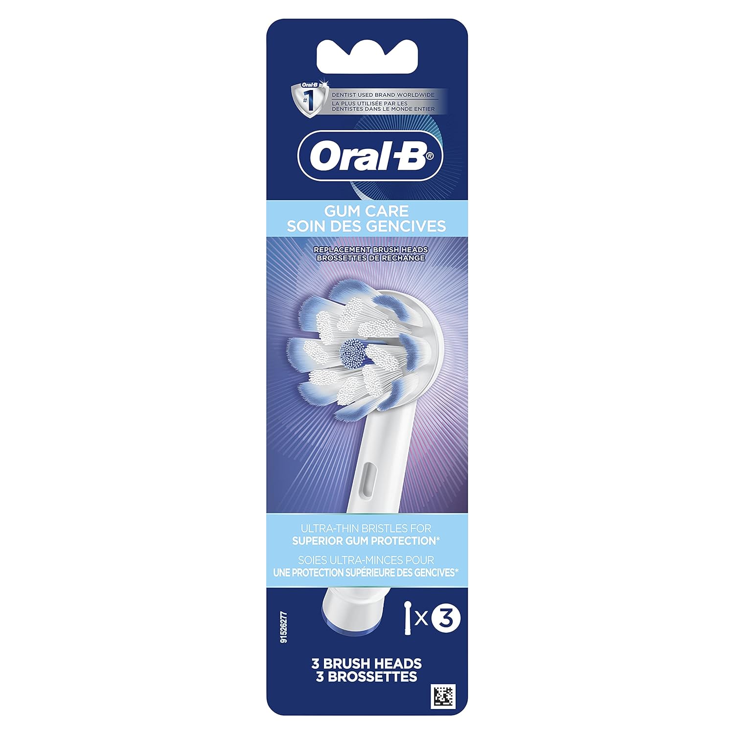 Oral-B Gum Care Replacement Brush Heads For An Oral-B Electric Toothbrush, Pack Of 3