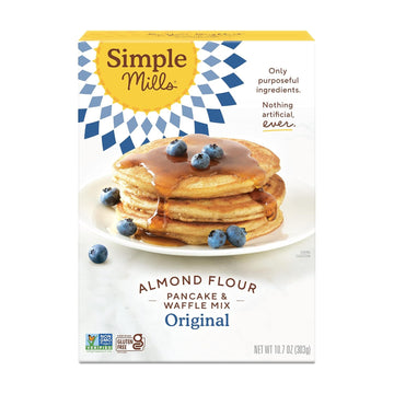 Simple Mills Almond Flour Pancake & Waffle Mix, Original - Gluten Free, Plant Based, Paleo Friendly, Breakfast 10.7 Ounce (Pack of 1)