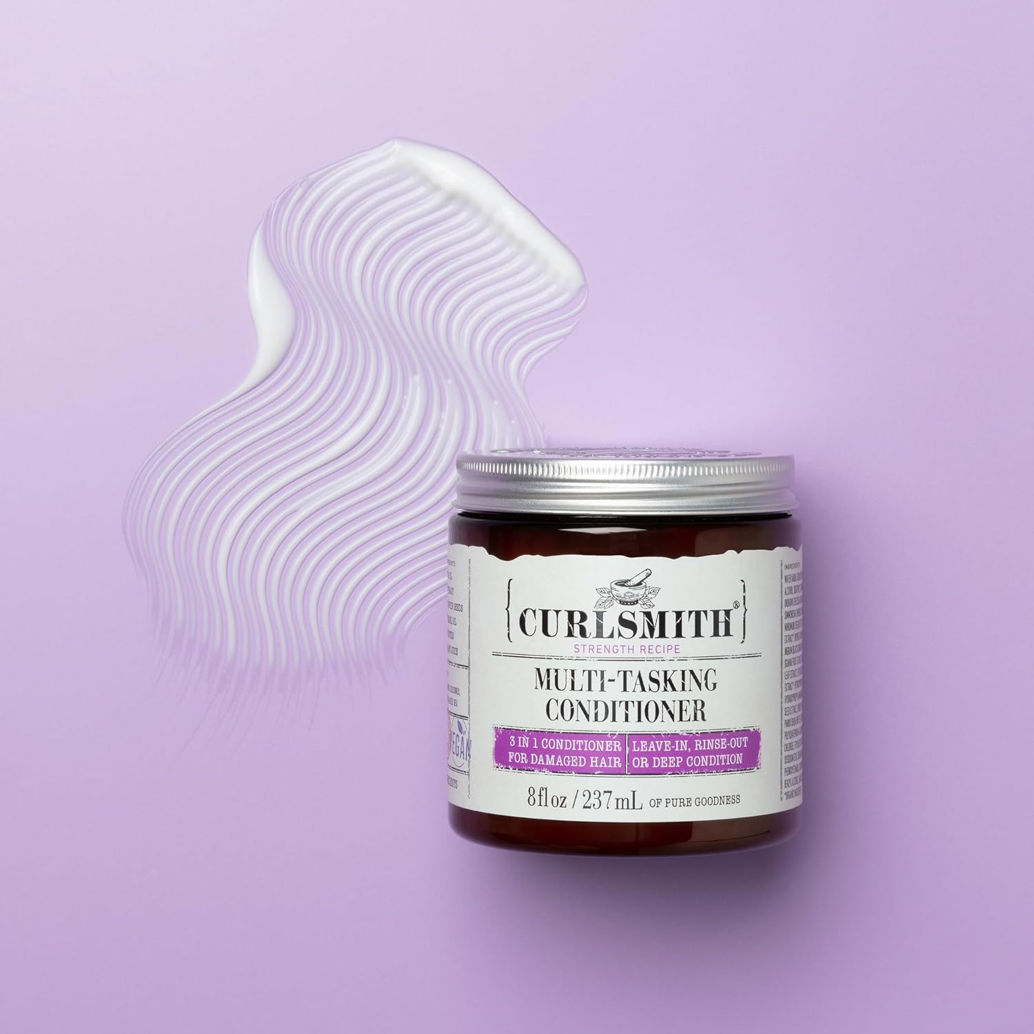 Curlsmith – Multi-Tasking Conditioner, 3 In 1 Conditioner With Proteins, For Damaged Hair 59Ml (Pack Of 1)