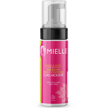 Mielle Brazilian Curly Cocktail Curl Mousse With Babassu Oil 7.5Oz