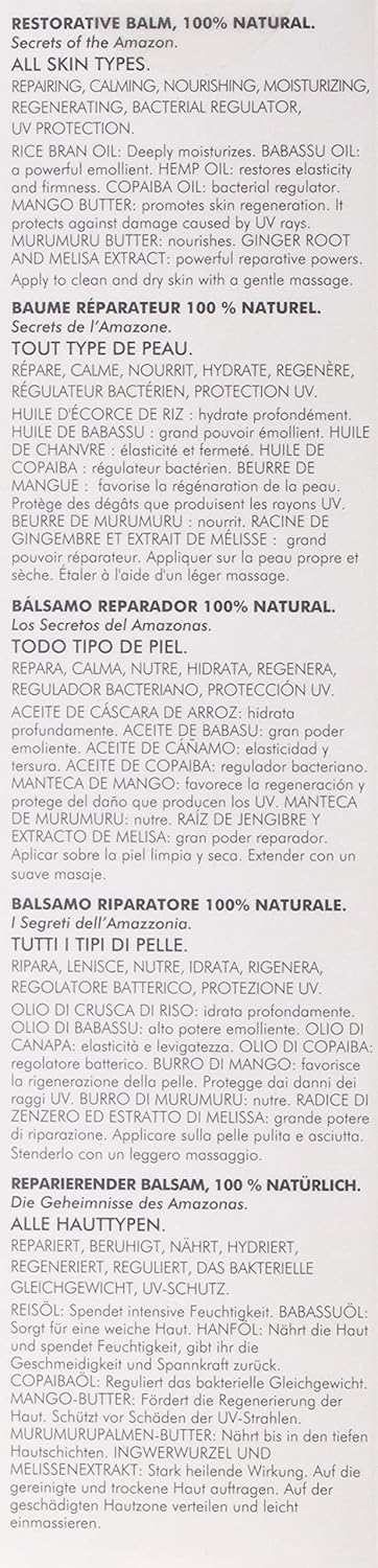 Casmara Multifunctional Restorative Balm 100% Natural 50 Ml Repair Calm Moisturize Uv Protect