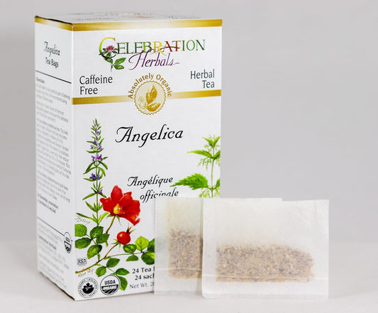 Celebration Herbals Angelica Root Organic 24 Bag, 0.02 Pound