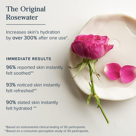 Heritage Store Rosewater - Refreshing Splash For Glowing Skin With Damask Rose - All Skin Types - Hydrating Rose Water For Face - Made Without Alcohol, Hypoallergenic, Vegan, 60-Day Guarantee, 1 Gal
