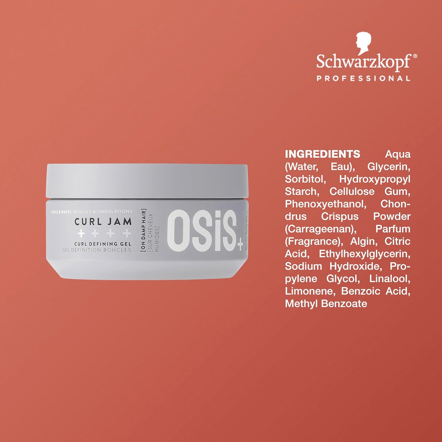 Osis+ Curl Jam Moisturizing Defining Curl Hair Gel, 10 Oz (2 Pack) | Non-Stiff | Non-Crunchy | All Curly Types : Beauty & Personal Care