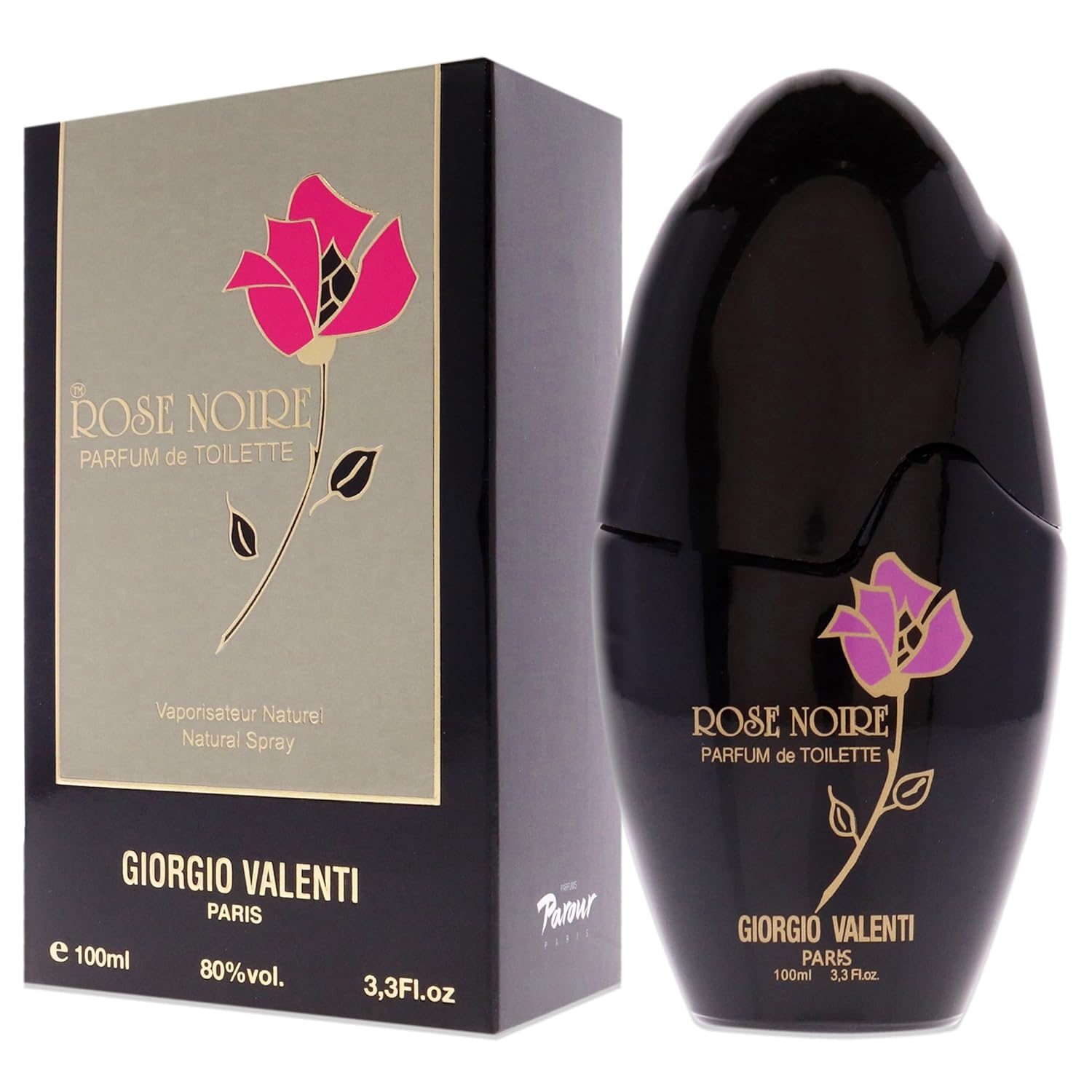 Rose Noire By Giorgio Valenti Pdt Spray 3.3 Oz : Eau De Toilettes : Beauty & Personal Care