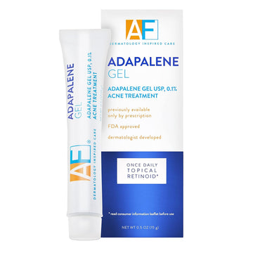 Acne Free Adapalene Gel 0.1%, Once-Daily Topical Retinoid Acne Treatment, 30 Day Supply, 0.5 Ounce