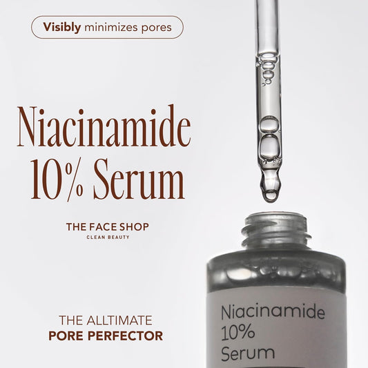 The Face Shop Alltimate Niacinamide 10% Serum For Face With Caffeine & Peptide, Korean Skin Care, Oil Control & Pores Reducer, Improve Skin Elasticity, Face Serum For Sensitive Skin, Non-Comedogenic