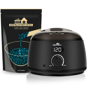 Lifestance L2 Digital Wax Machine + 1Lb Jasmine Hard Wax Beads