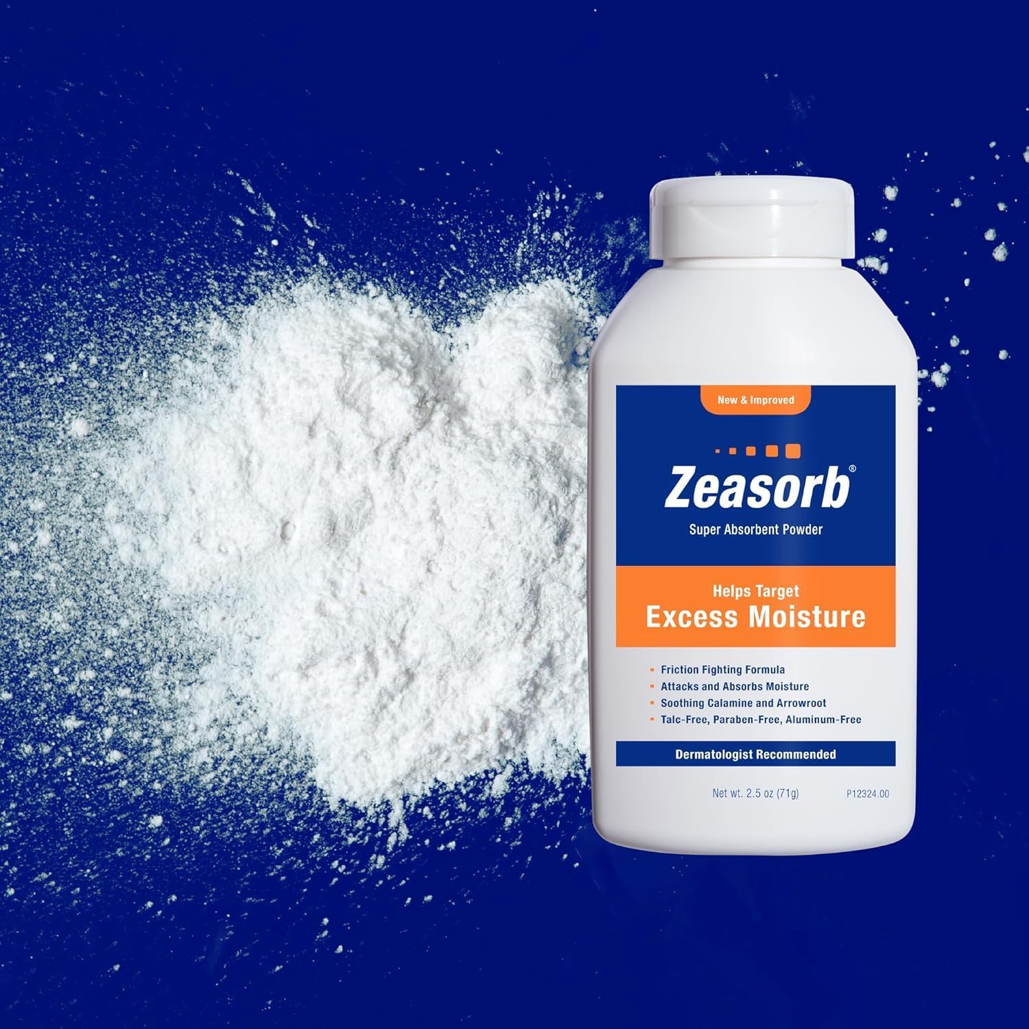 Zeasorb Excess Moisture 2.5 Oz (5 Pack) : Health & Household