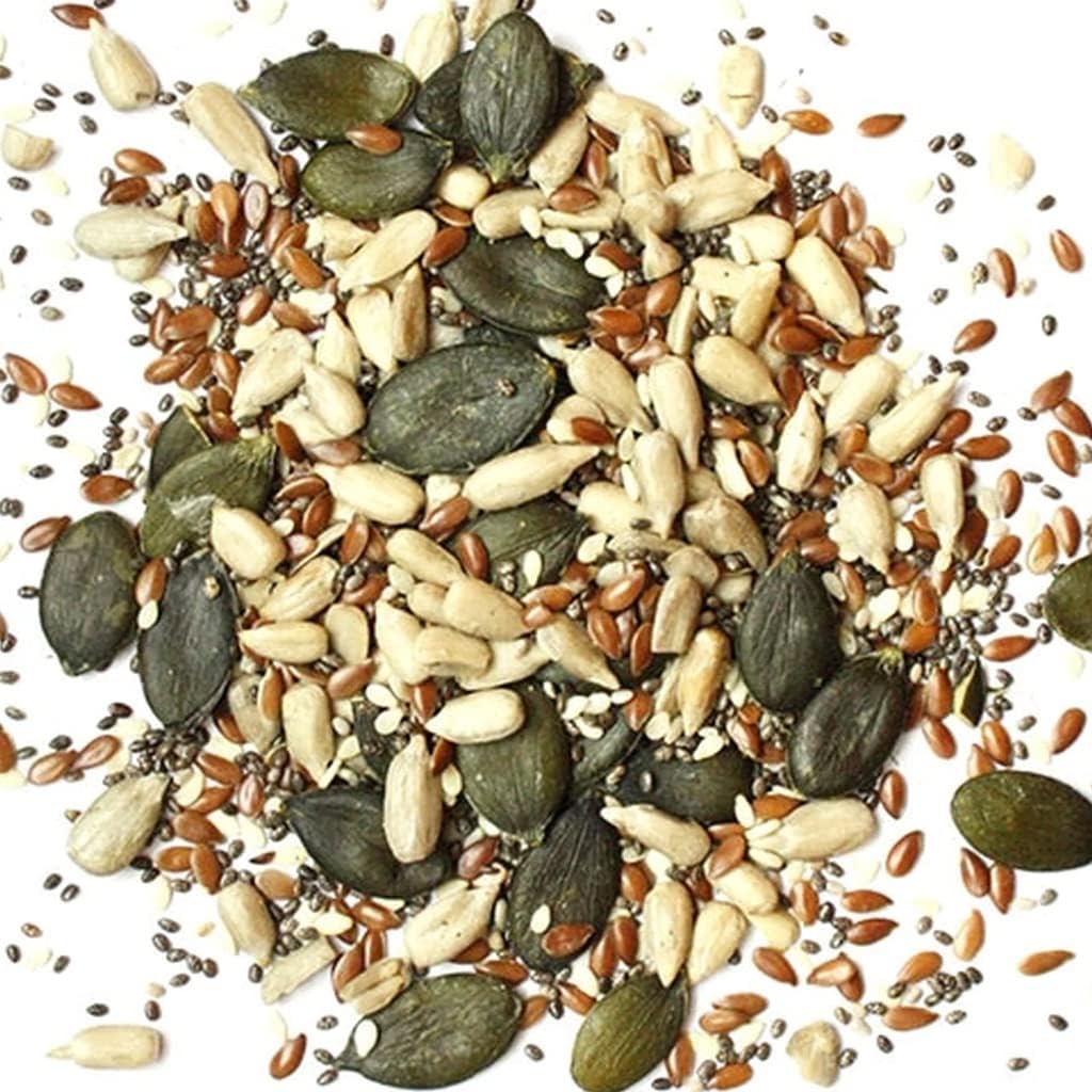 Organic Omega Seed Mix 2 Kg | A Blend Of 4 Seed Mix | Raw | Gmo Free | Vegan | High Fibre | High Protein | Certified Organic