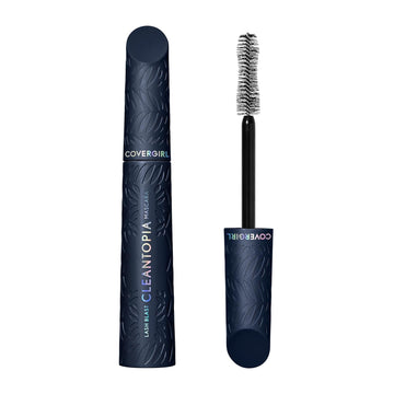 Covergirl Lash Blast Cleantopia Volume Mascara, 790 Ultramarine Black Frost, Vegan Formula, Clean, Volumizing, For Sensitive Eyes, Doesn'T Smudge, 0.32Oz