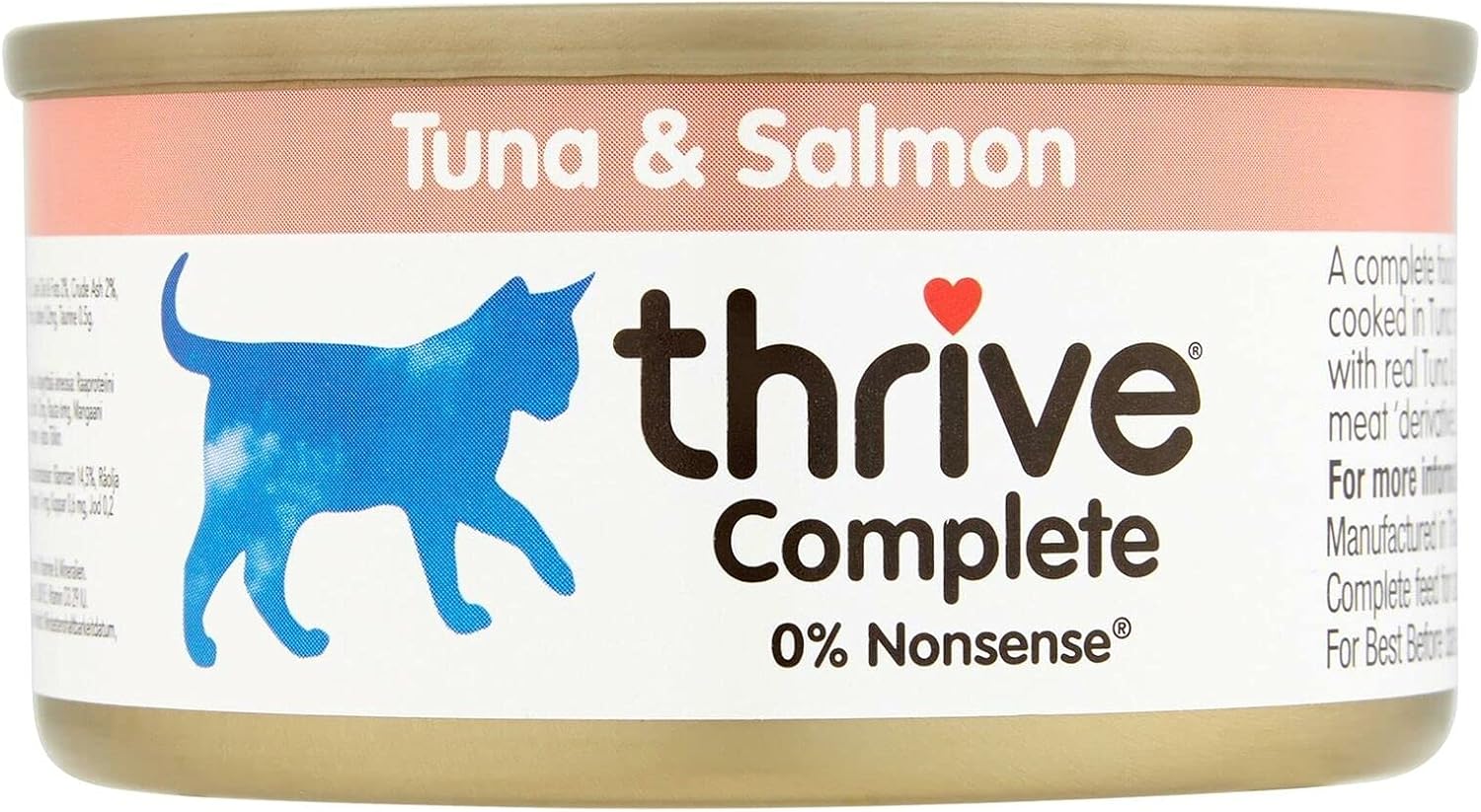 Thrive Cat Food Complete Tuna With Salmon, Pack Of 6, 75 G (Pack Of 6)