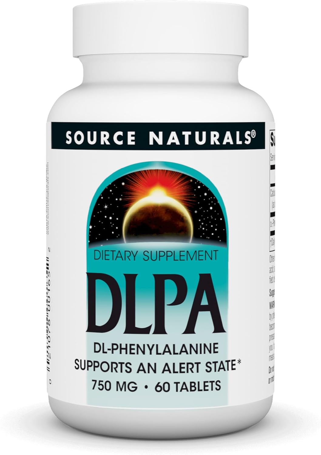 Source Naturals Dlpa Dl-Phenylalanine* - 750 Mg - 60 Tablets