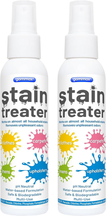 Stain Remover Spray, Baby Stain Treater for Laundry, Messy Eater Stain Treater Spray, Fabric Stain Remover for Spots on Clothes, Underwear, Carpets, Linens, 4 oz Spray Bottle (2)