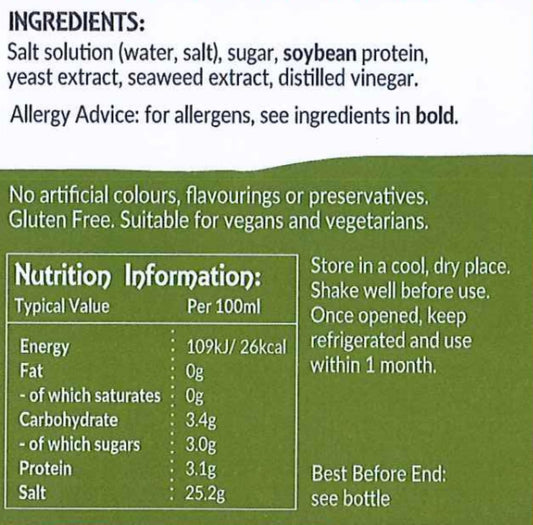Thai Taste Vegan Fish Sauce 180Ml (Nam Pla Jey) - Pack Of 2