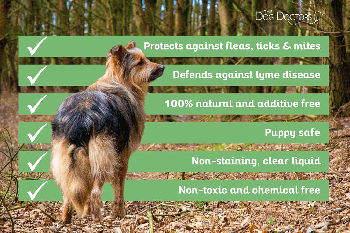 The Dog Doctors Natural Flea, Ticks & Mites Repellant Treatment Spray. :Pet Supplies