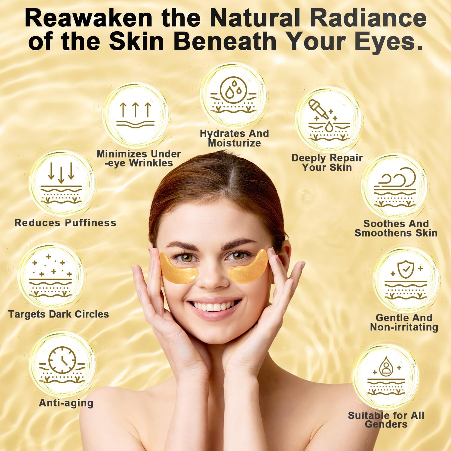 Eye Masks Under Eye Patches Reduces wrinkles(10 Pairs) : Amazon.co.uk: Beauty