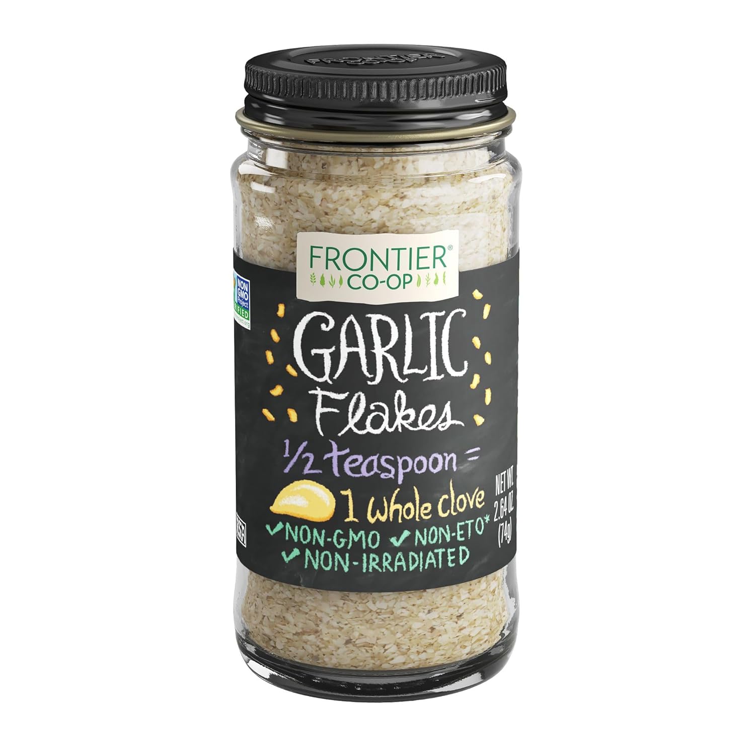 Frontier Natural Products Garlic Flakes, 2.64-Ounce