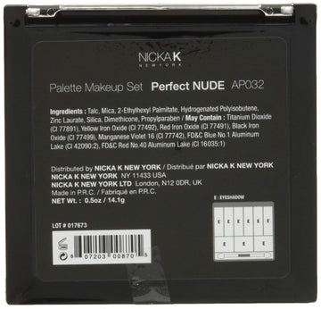 Nicka K Perfect 9 Nude Eyeshadow Palette Set