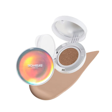 Troiareuke Seoul "Bridal" Cushion Foundation(#22, Yellow Beige), Korean Cushion Foundation, K-Beauty, Hydrating, Long-Lasting, Lightweight, Natural Finish, Anti-Aging, Moisture, Whitening, Spf 50+