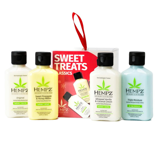 Hempz Mini Sweet Treats - Classics Lotion Gift Set, For Men And Women, Body Moisturizer Travel Essentials : Beauty & Personal Care