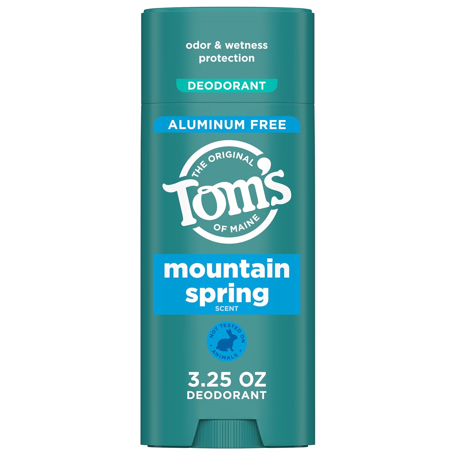 Tom’S Of Maine Mountain Spring Natural Deodorant For Men And Women, Aluminum Free, 3.25 Oz